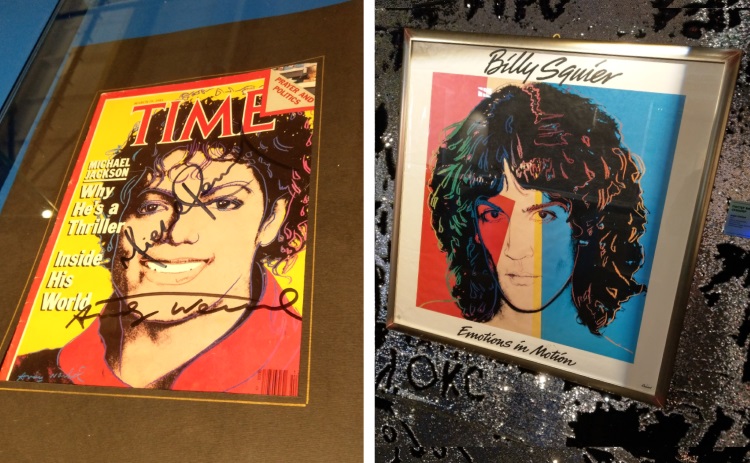 Фото: Алёна Абрамова / Энди Уорхол Проект обложки «Тайм: Майкл Джексон» (1984 г.) / Энди Уорхол Постер «Билли Сквайер» (1971 г.)