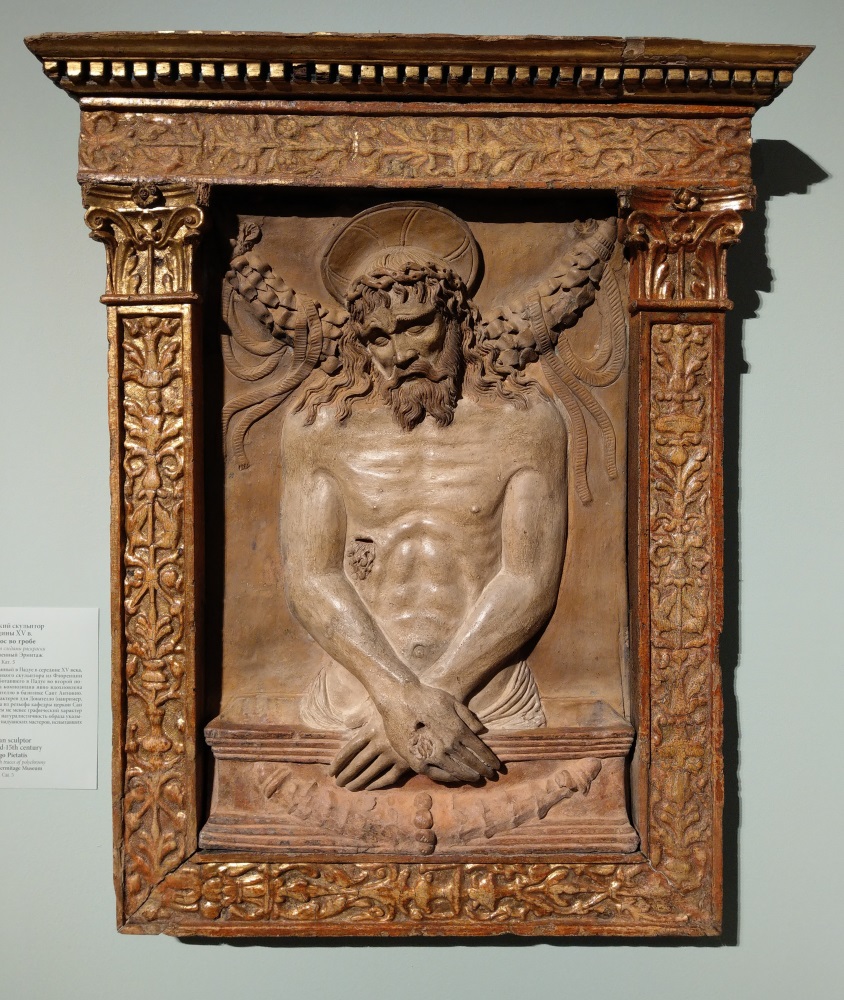 Падуанский скульптор середины XV века «Христос во гробе», терракота со следами раскраски / Фото: Алёна Абрамова