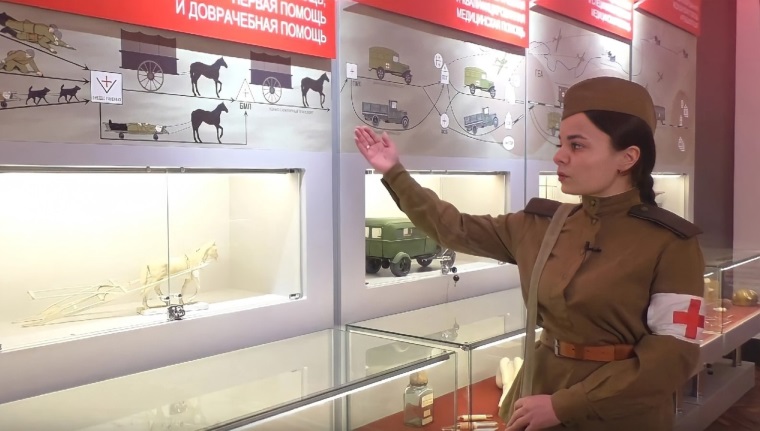 Экспозиция «Музей военно-медицинской службы Красной армии». Автор фото: К. Беляцкий