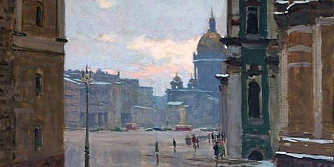 Обложка: Дмитрий Титов (1915-1975) – «Ленинград» (1959). 