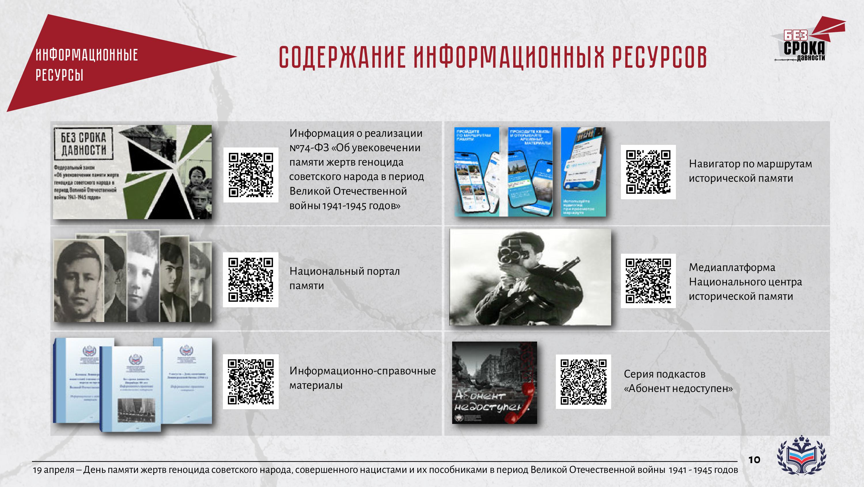 19 апреля - День памяти жертв геноцида2