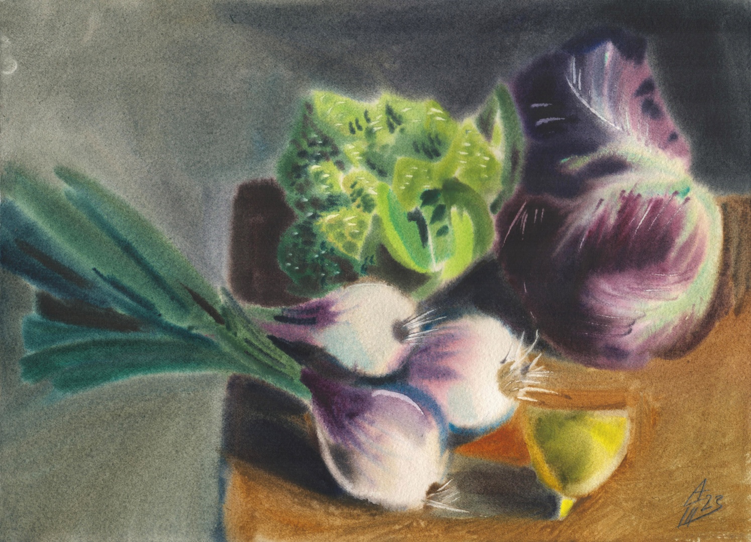 Художница устраивает драму на кухне