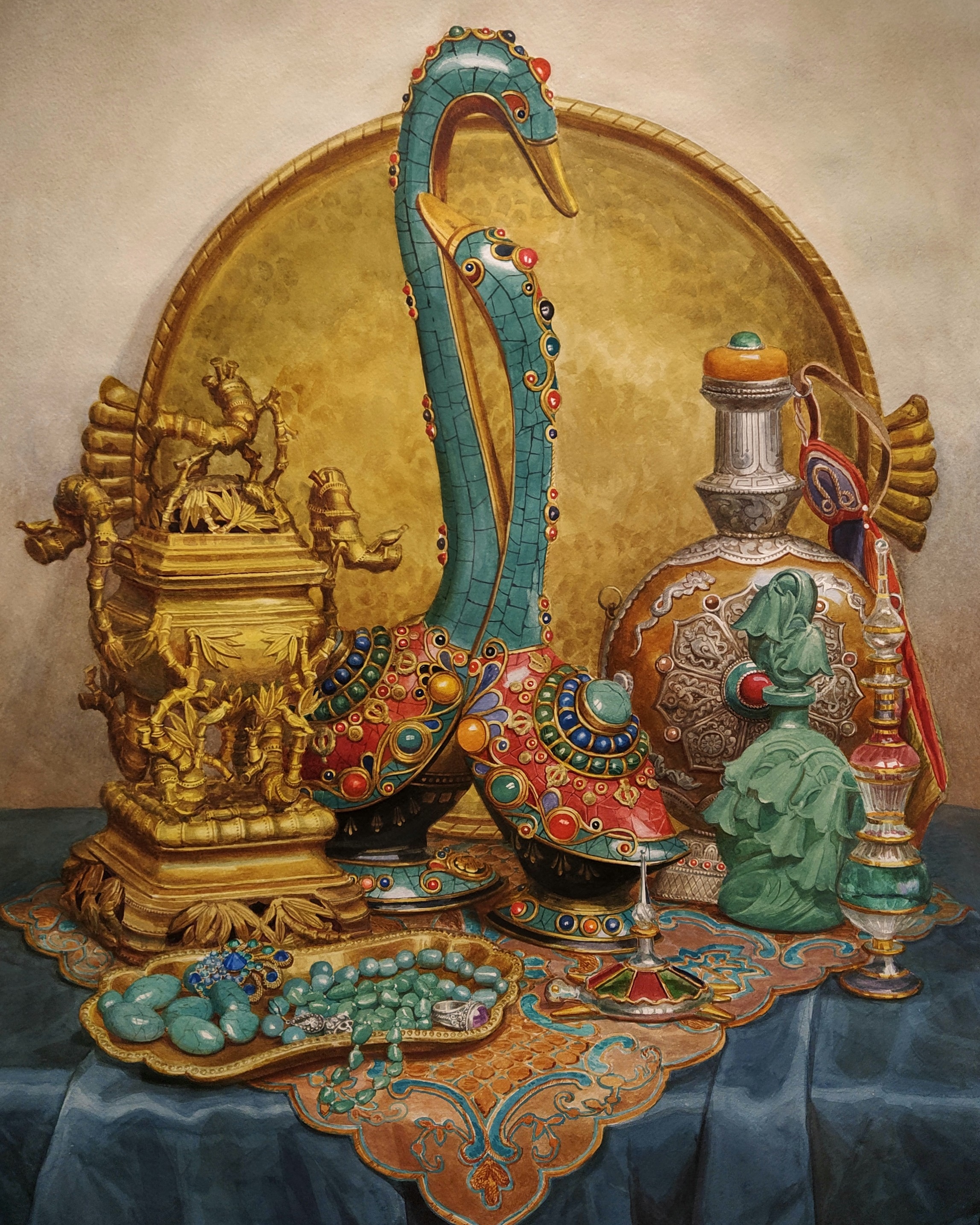 В Константиновском дворце покажут «Акварельный натюрморт» 2