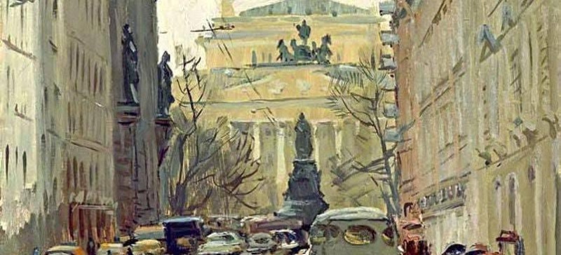 Обложка: Александр Семёнов (1922-1984). «Малая Садовая улица в Ленинграде» (1979). Обложка: Александр Семёнов (1922-1984). «Малая Садовая улица в Ленинграде» (1979).