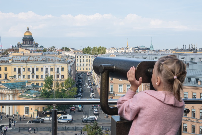 В центре Петербурга открылась бесплатная смотровая площадка