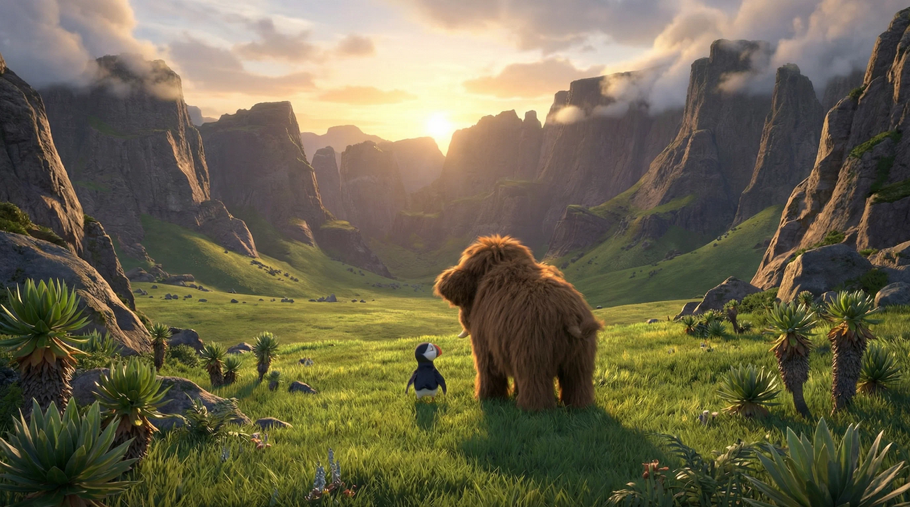 На экраны выйдет новый мультфильм о приключениях мамонтёнка4