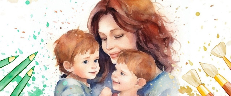 Продолжается приём рисунков на конкурс «Пусть всегда будет МАМА...» 