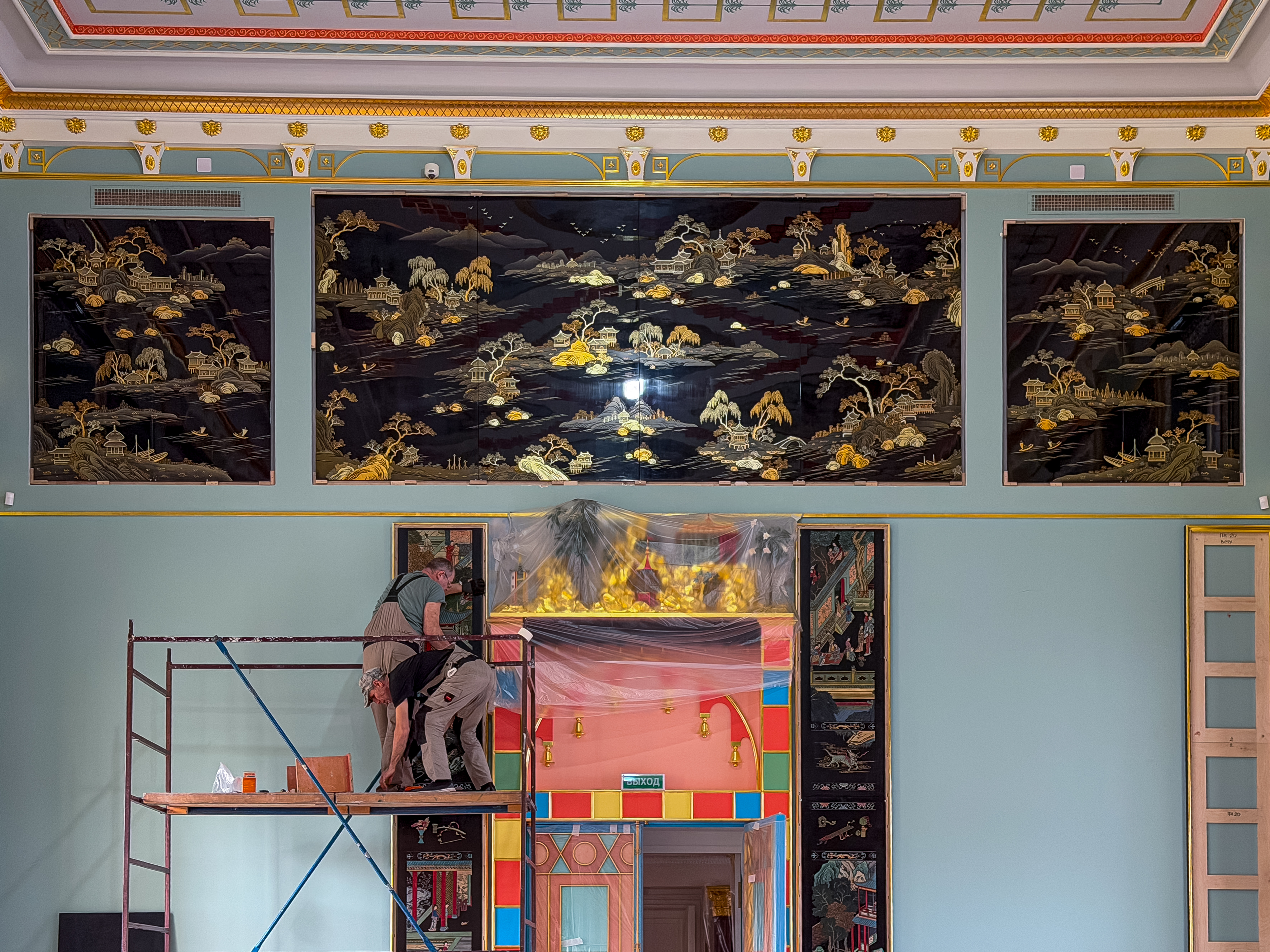 В июне Музей-заповедник «Царское Село» откроет возрожденный Китайский зал 3