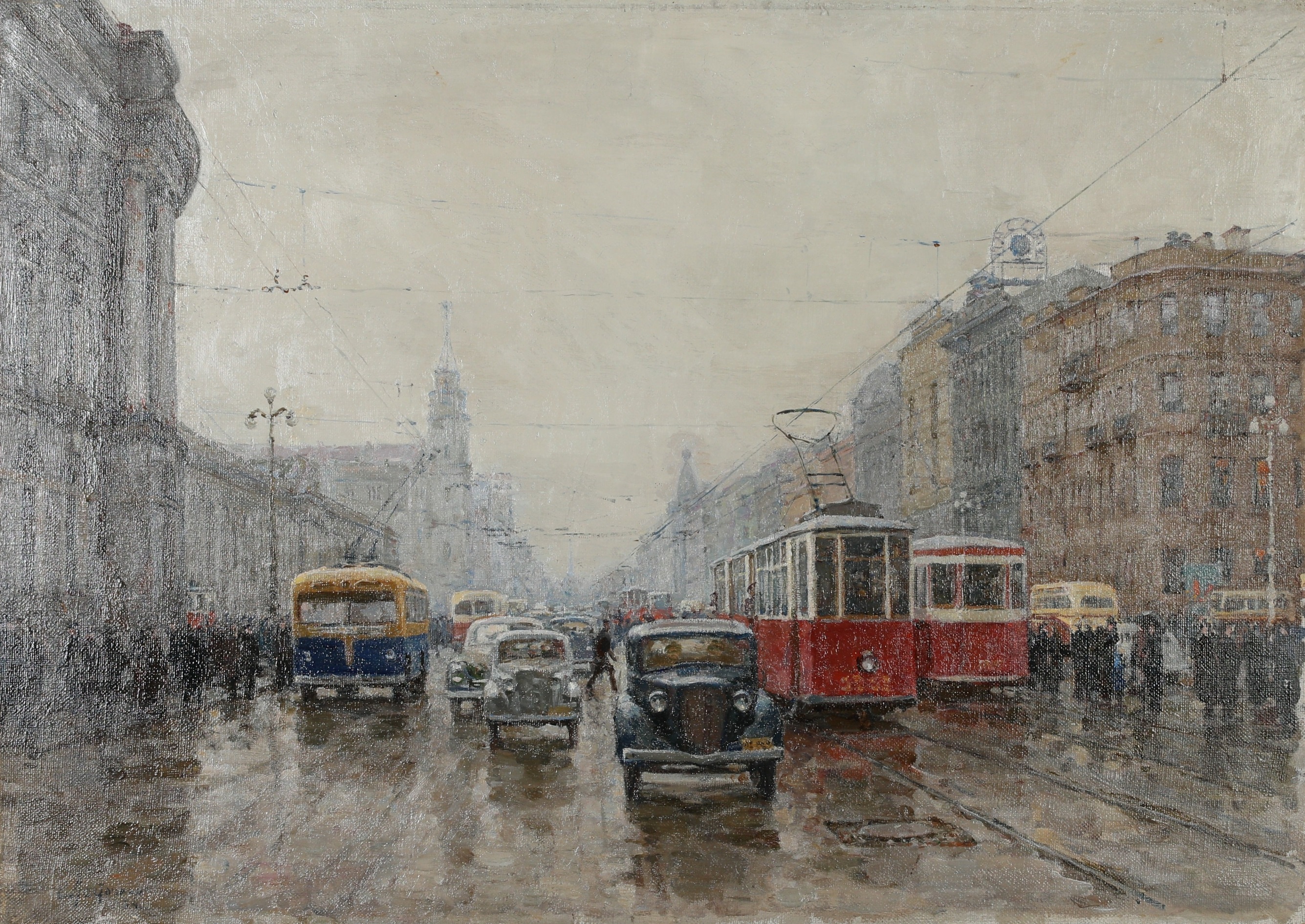 Ленинградский пейзаж экспонируют в Плёсе3