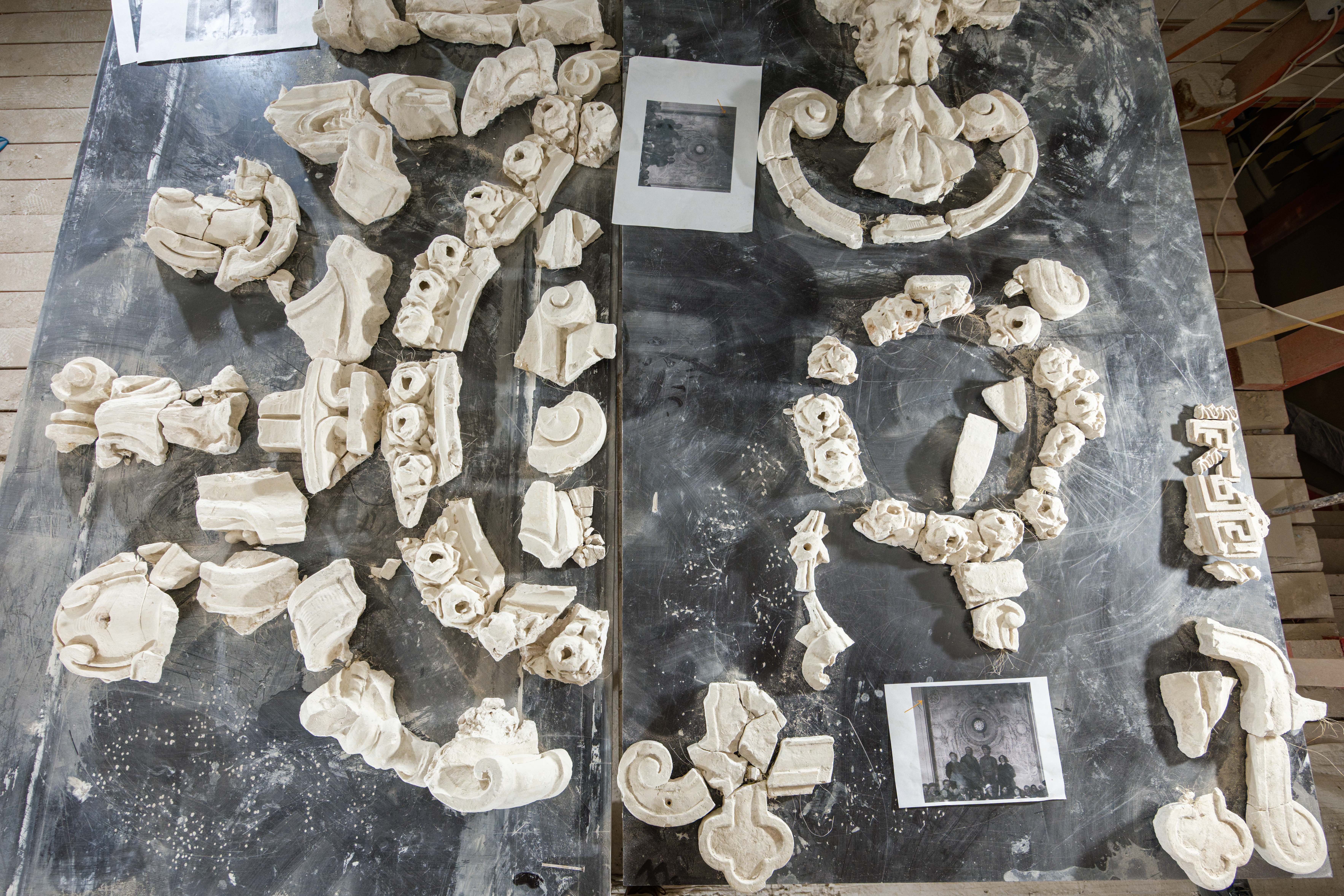 В дымовой трубе Дома Радио нашли барельеф 1910-х годов2