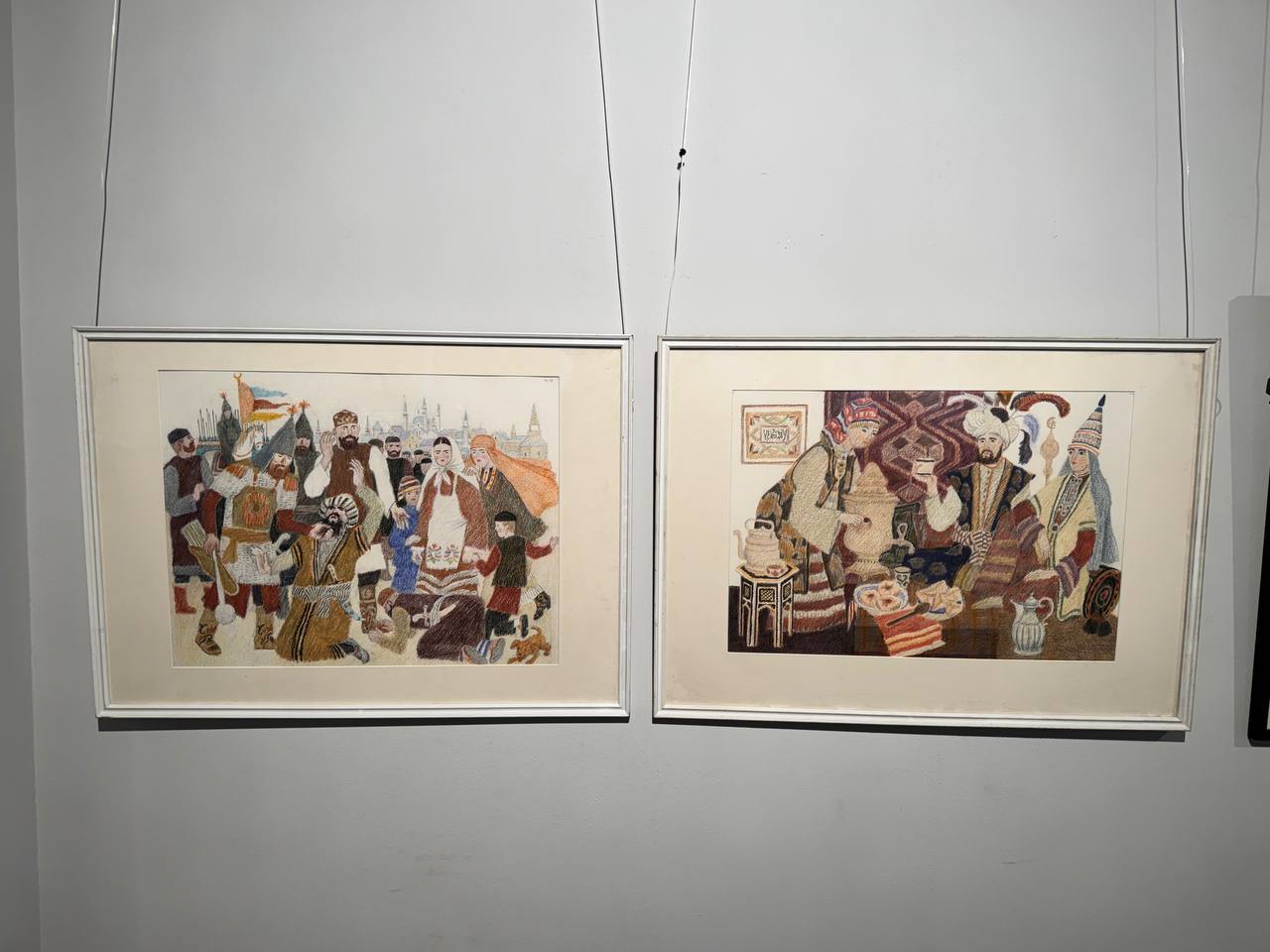 Графику Шамиля Ворошилова экспонируют в училище имени Рериха1