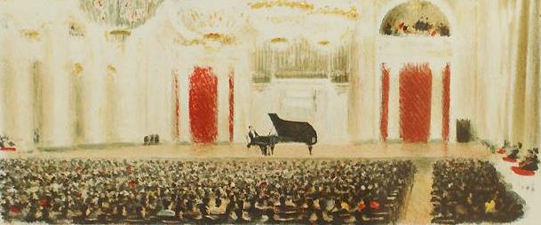 Обложка: Юрий Сырнев. «В Филармонии» (1930)