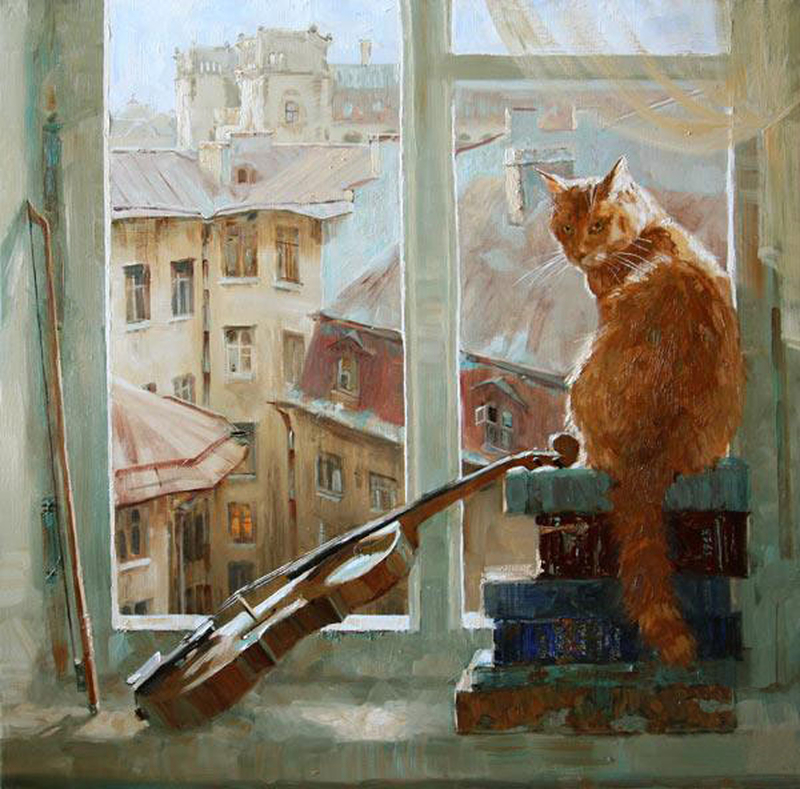 День кошки в России: живописная прогулка по Петербургу4