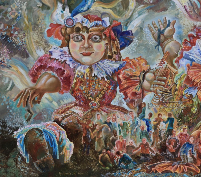  «Мифомиры» Майи Гусариной увидим в галерее «Внутри»