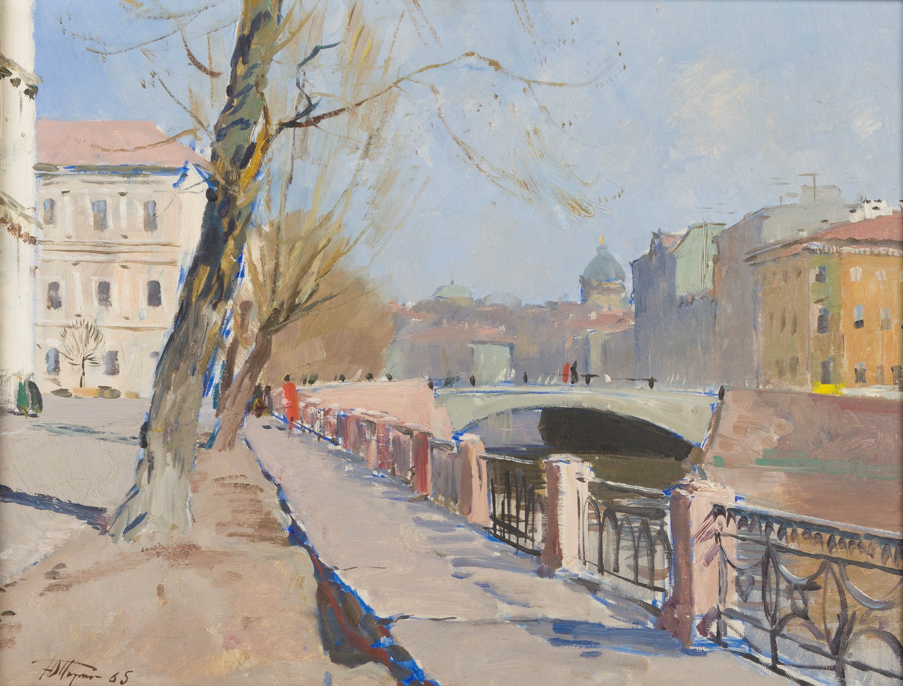 Ленинградский пейзаж экспонируют в Плёсе1