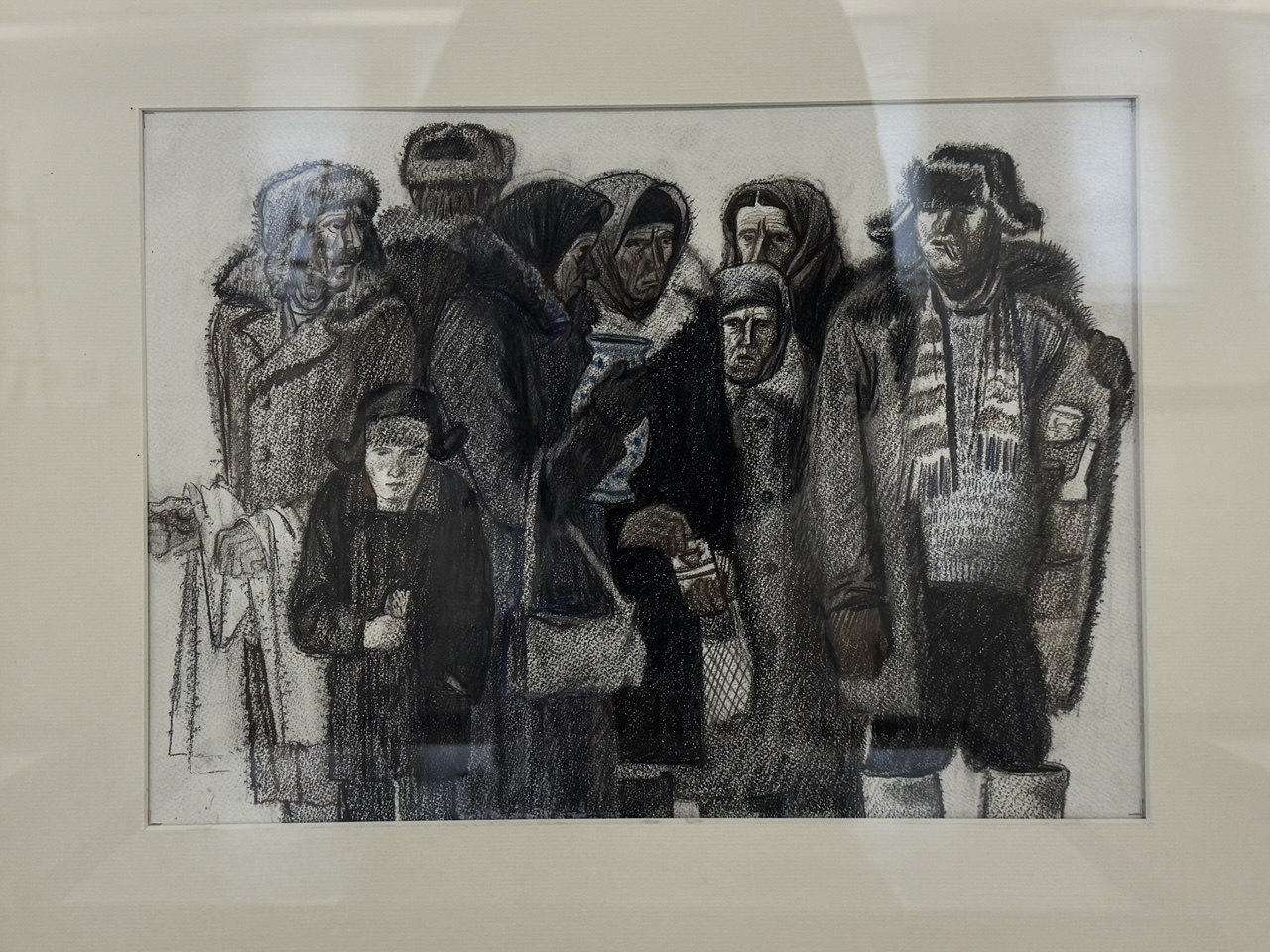 Графику Шамиля Ворошилова экспонируют в училище имени Рериха2