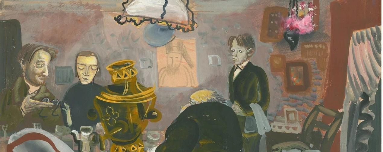 Обложка: Б.Григорьев. «За коньячком». 1916–1932. Иллюстрация к роману Ф.М. Достоевского «Братья Карамазовы». Музей Фаберже. 