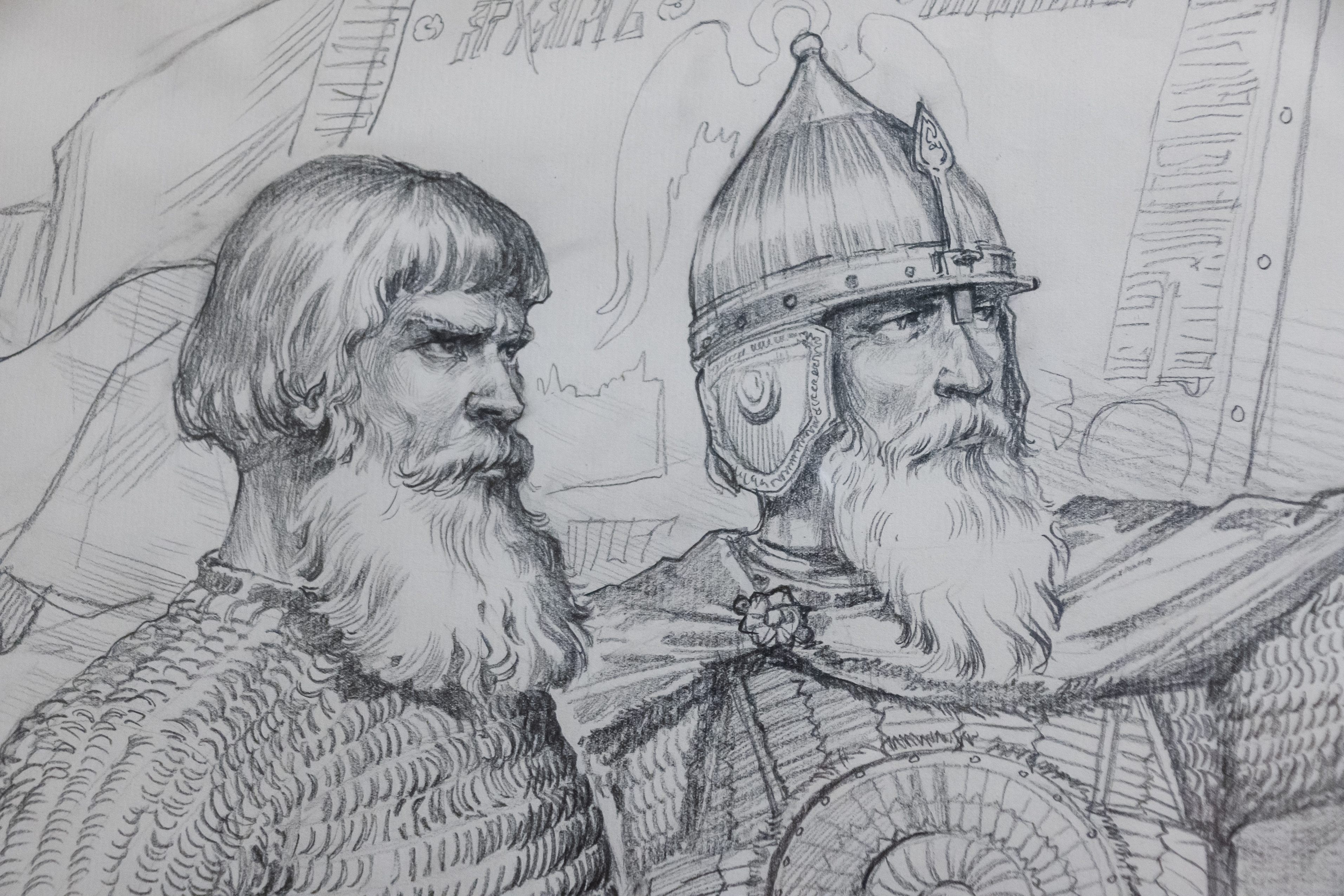 В медиацентре «Культура Петербурга» открылась выставка картин о героях разных эпох 18