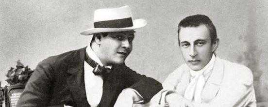 Фёдор Шаляпин и Сергей Рахманинов, конец 1890-х годов. Фото заставки: senar.ru
