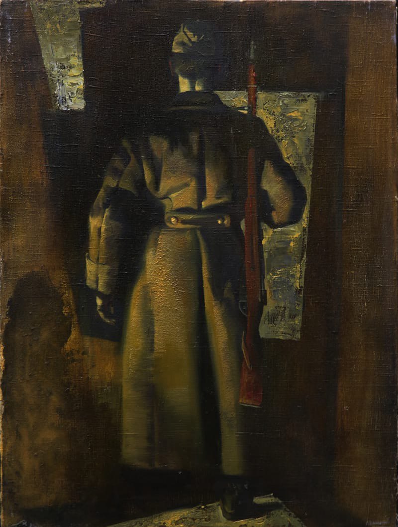 «Отечество» - выставка Александра Новосёлова в училище имени Рериха3