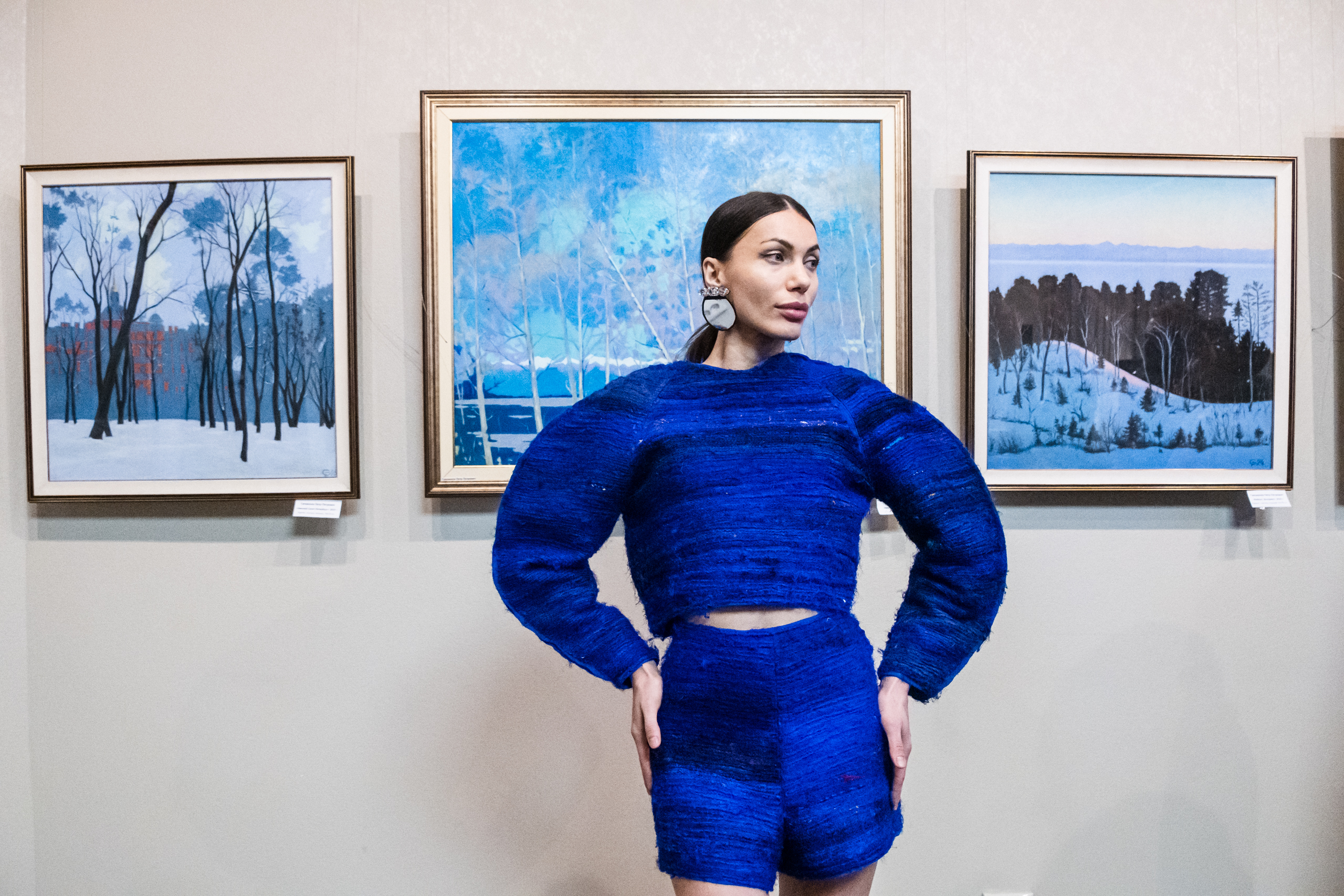 Вся красота зимы предстала на выставке Петра Гамаюнова6