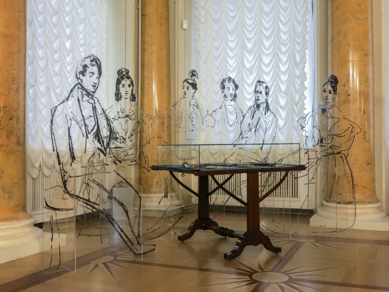 Пушкин побеждает время и пространство в Строгановском дворце