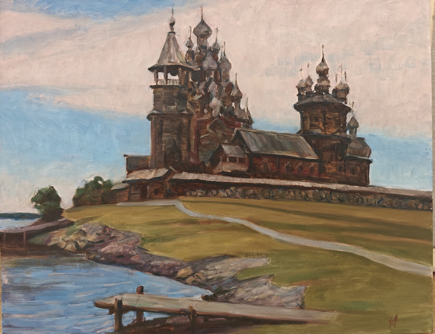 Обложка: Иван Александров. Кижский погост. 