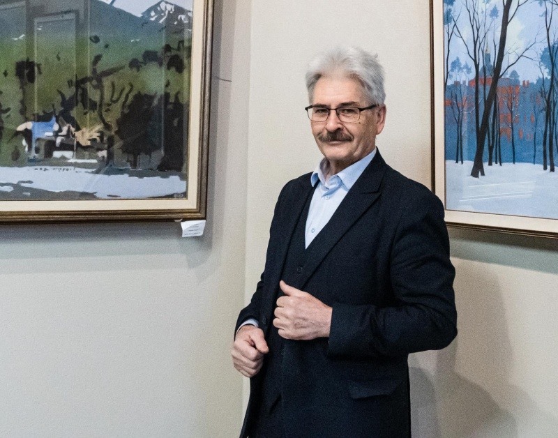 Вся красота зимы предстала на выставке Петра Гамаюнова