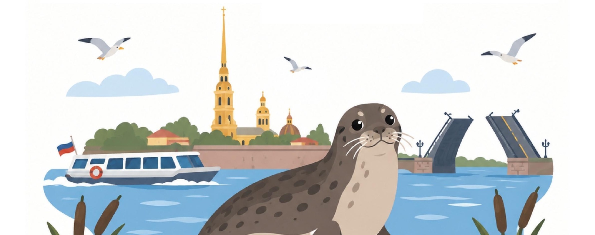 Обложка: В Зоопарке разольются петербургские реки. 