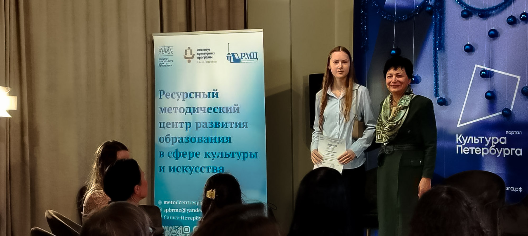 В медиацентре «Культура Петербурга» юных художников поздравили с победой 5