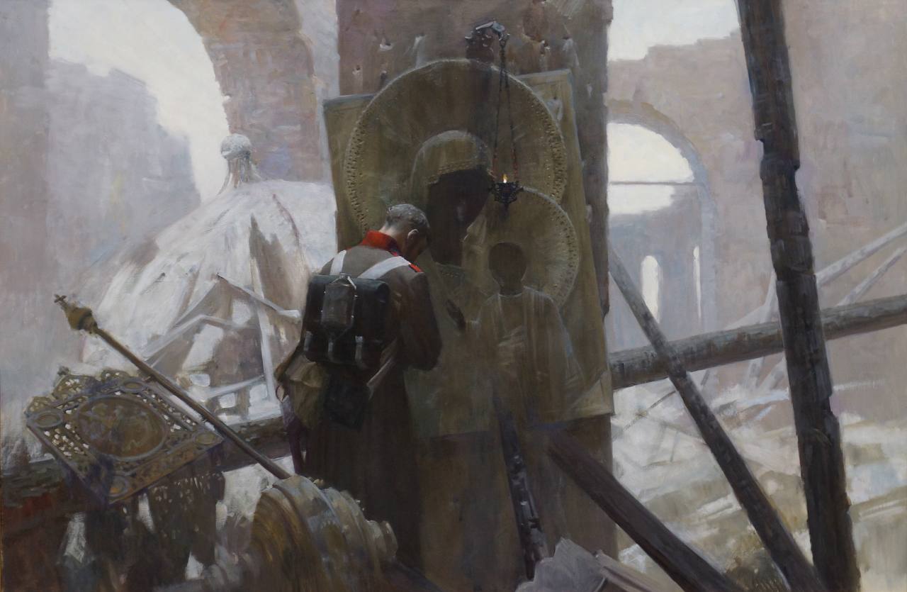 Выставка «Русский императив» в МВК «Манеж» исследует образ войны в искусстве13