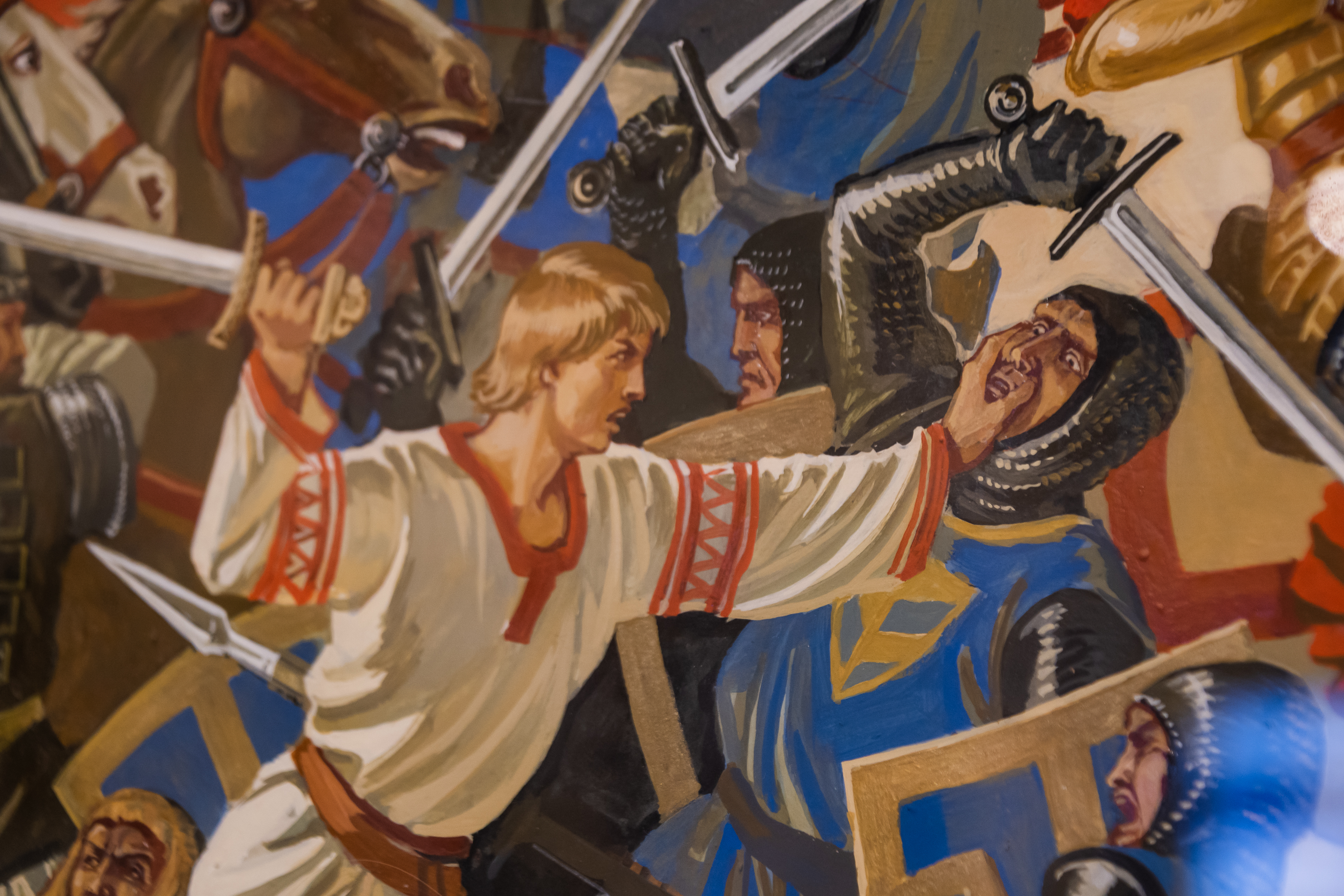 В медиацентре «Культура Петербурга» открылась выставка картин о героях разных эпох 14