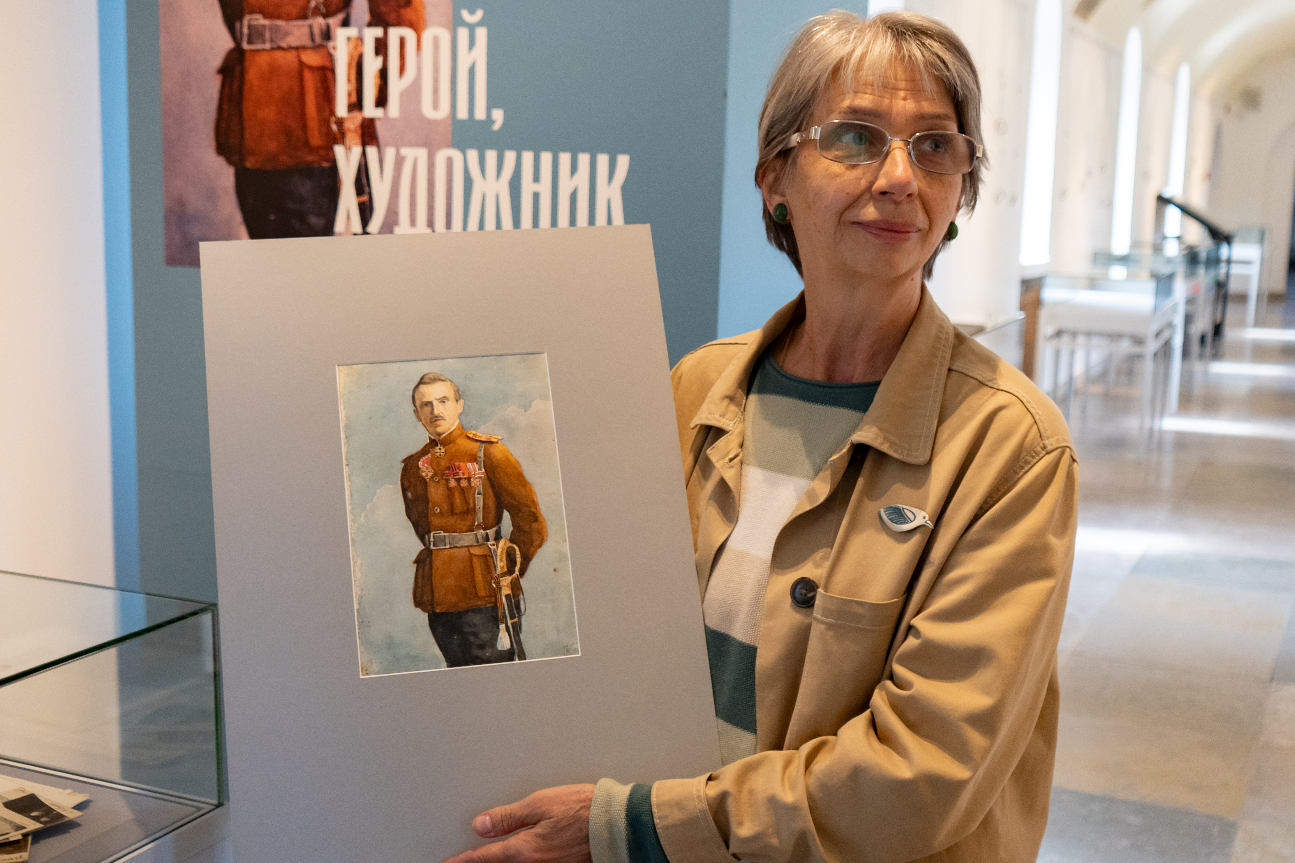 В музей-заповедник «Царское Село» передали картины и личные вещи героя Первой мировой Георгия Кадина 1