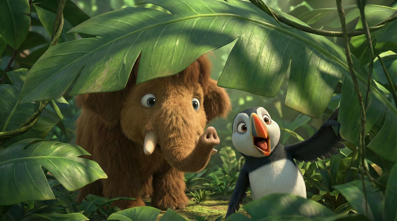 На экраны выйдет новый мультфильм о приключениях мамонтёнка