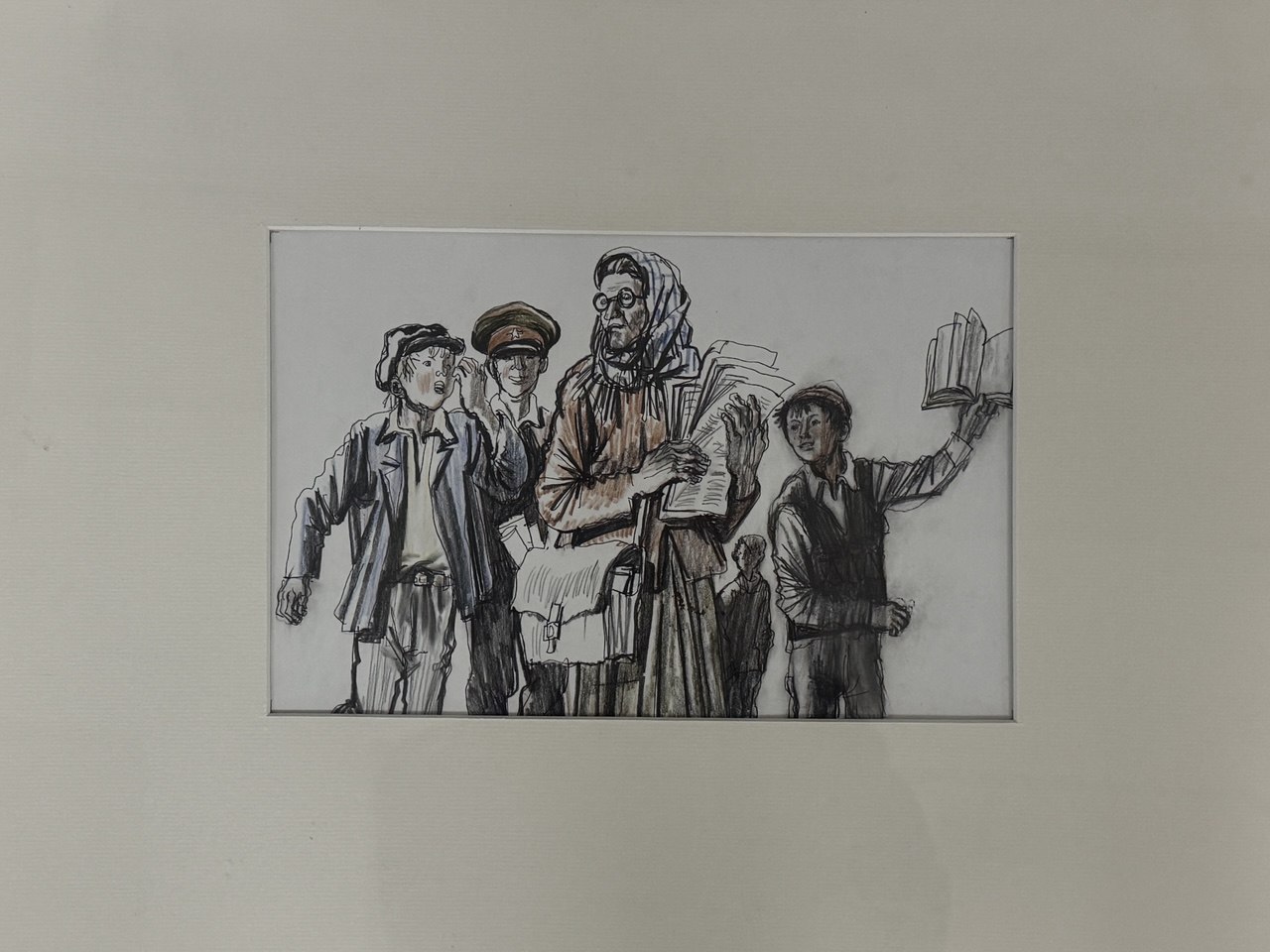 Графику Шамиля Ворошилова экспонируют в училище имени Рериха5