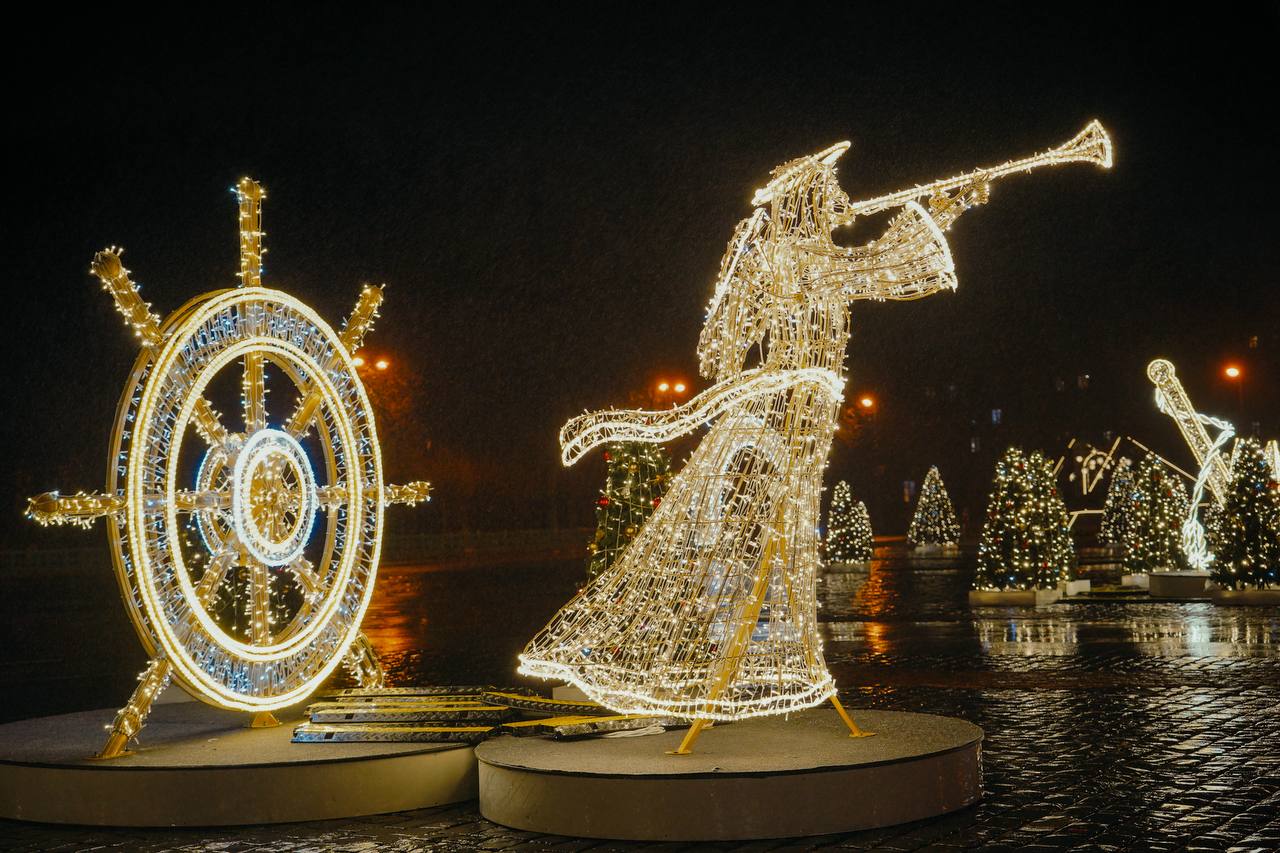 В Кронштадте покажут рождественское световое представление