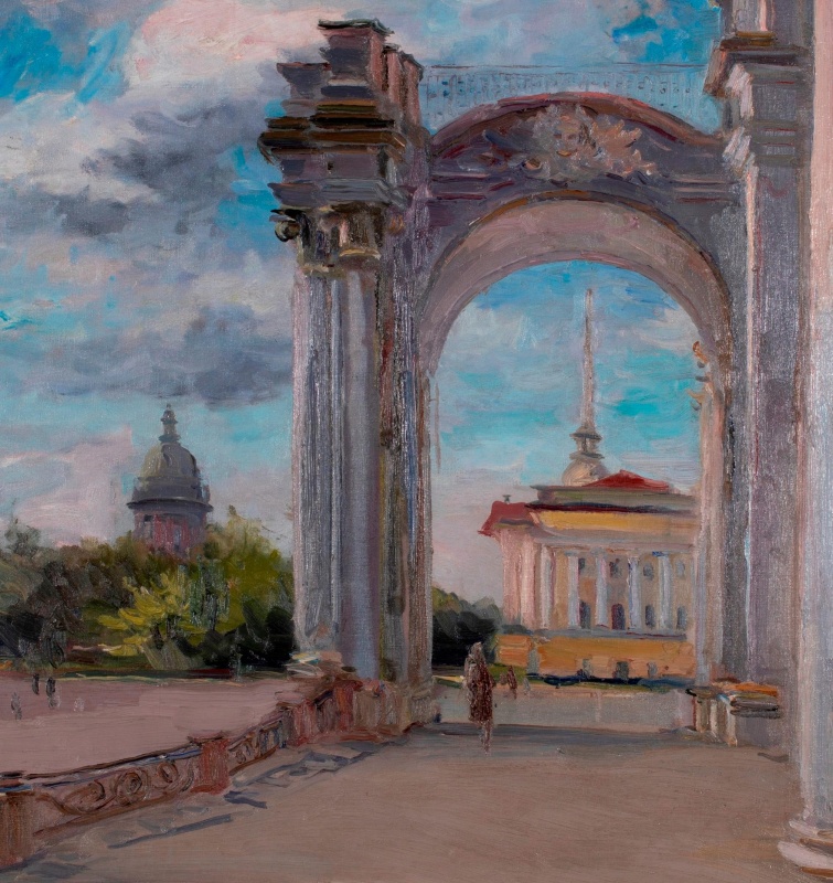 Ленинградский пейзаж экспонируют в Плёсе