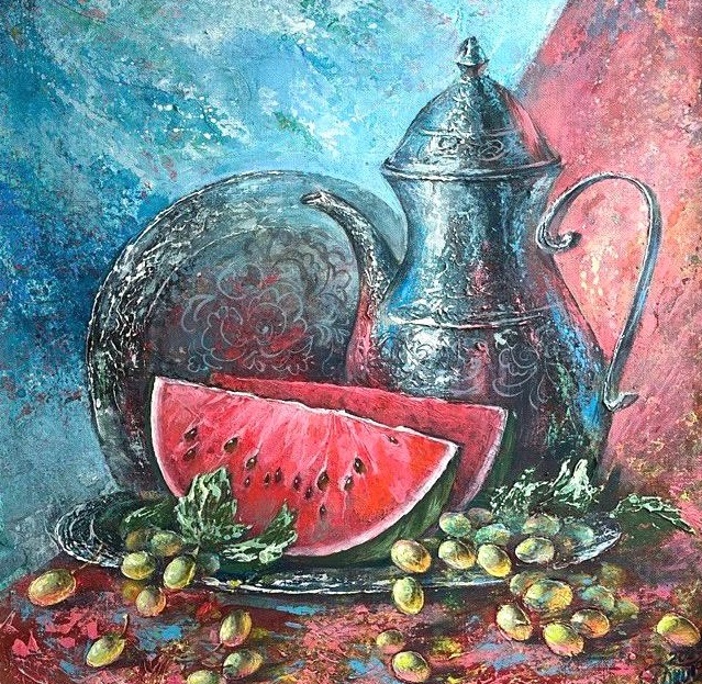 «Турция глазами русского художника» — открытие выставки Айгуль Окутан в Санкт-Петербурге2