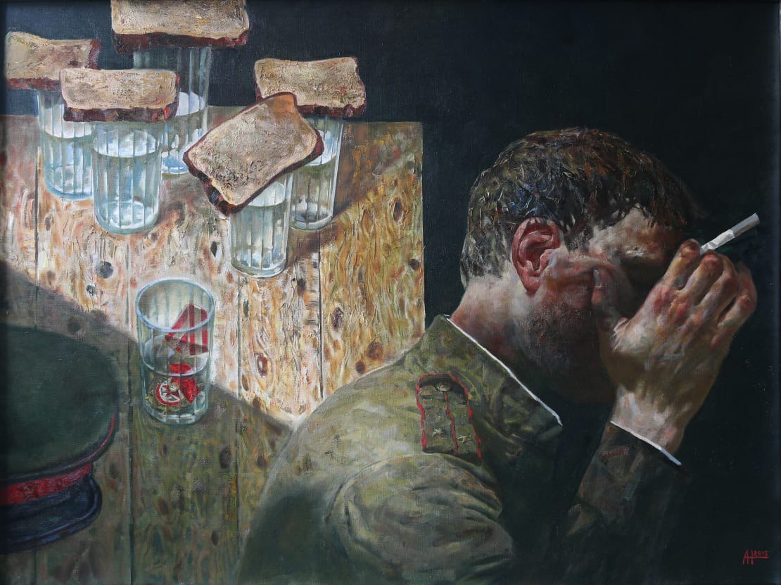 «Отечество» - выставка Александра Новосёлова в училище имени Рериха2