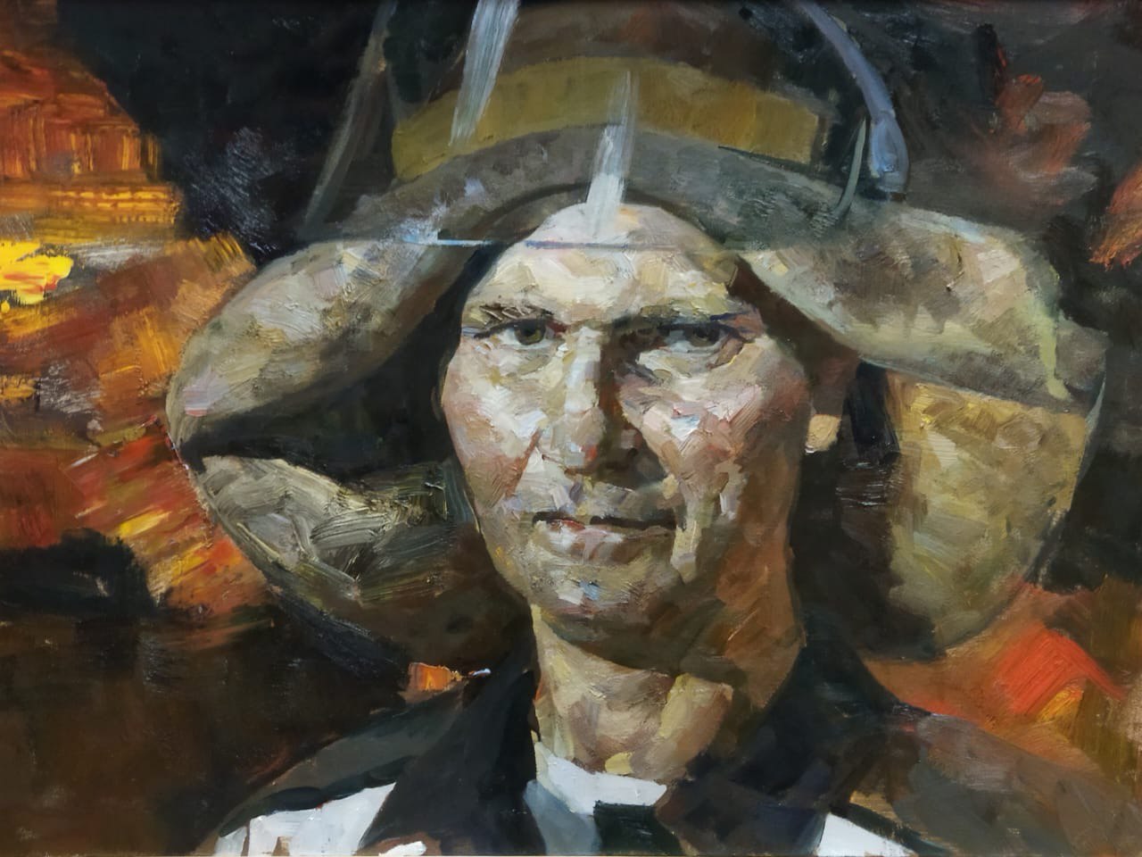 «Отечество» - выставка Александра Новосёлова в училище имени Рериха4