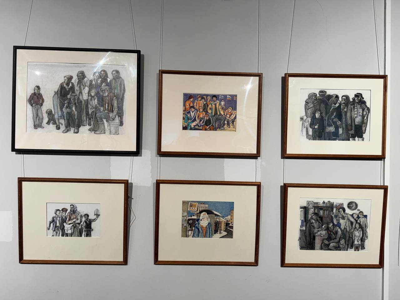 Графику Шамиля Ворошилова экспонируют в училище имени Рериха3