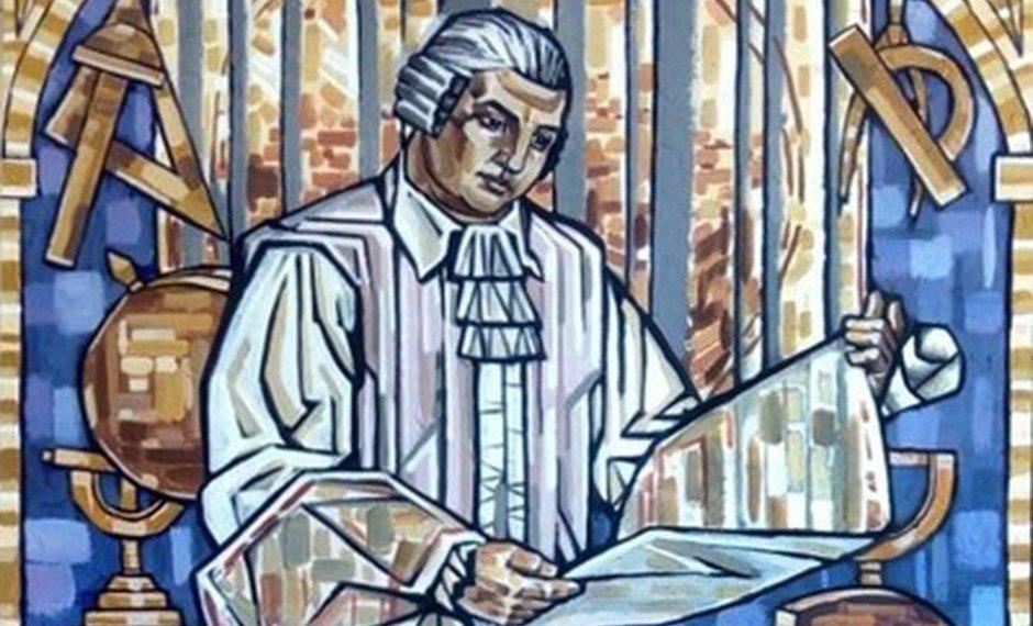 Картина В. Зенина «География Ломоносова», 2019 г. (сайт художника в. Зенина)