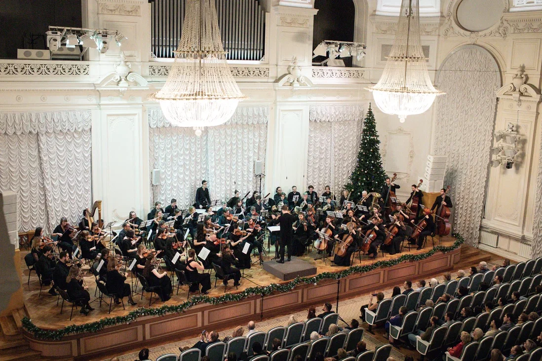 Musica Integral - концерт Любительского симфонического оркестра во Дворце Белосельских-Белозерских 1