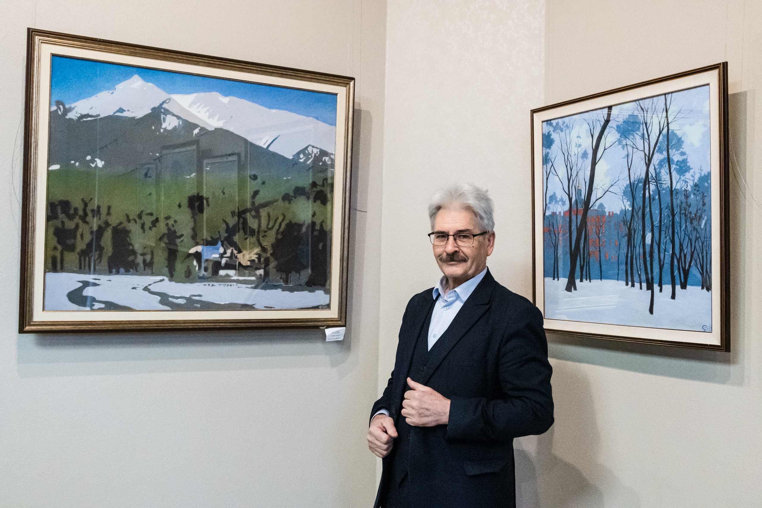 Вся красота зимы предстала на выставке Петра Гамаюнова1