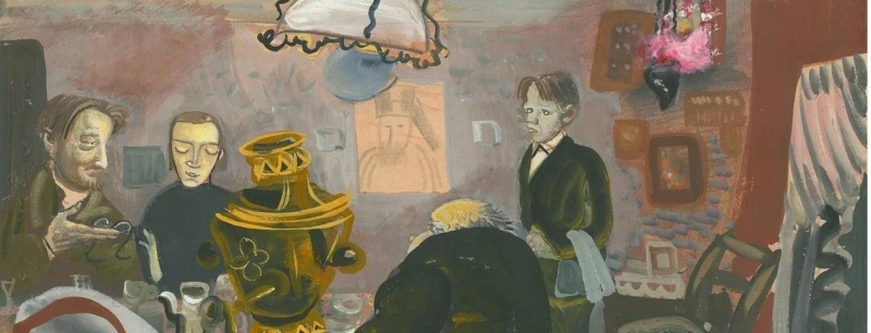 Обложка: Б.Григорьев. «За коньячком». 1916–1932. Иллюстрация к роману Ф.М. Достоевского «Братья Карамазовы». Музей Фаберже. 