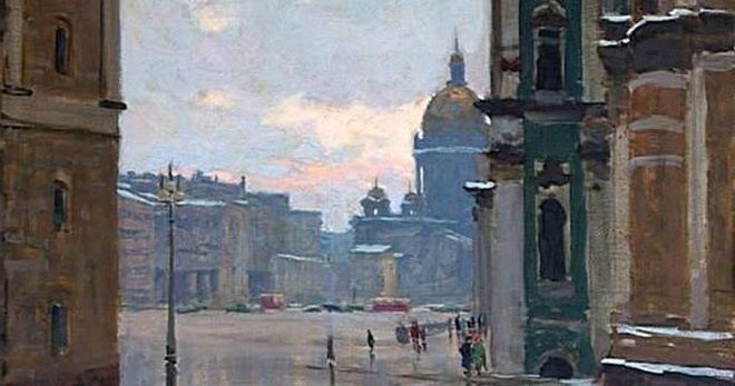 Обложка: Дмитрий Титов (1915-1975) – «Ленинград» (1959). 