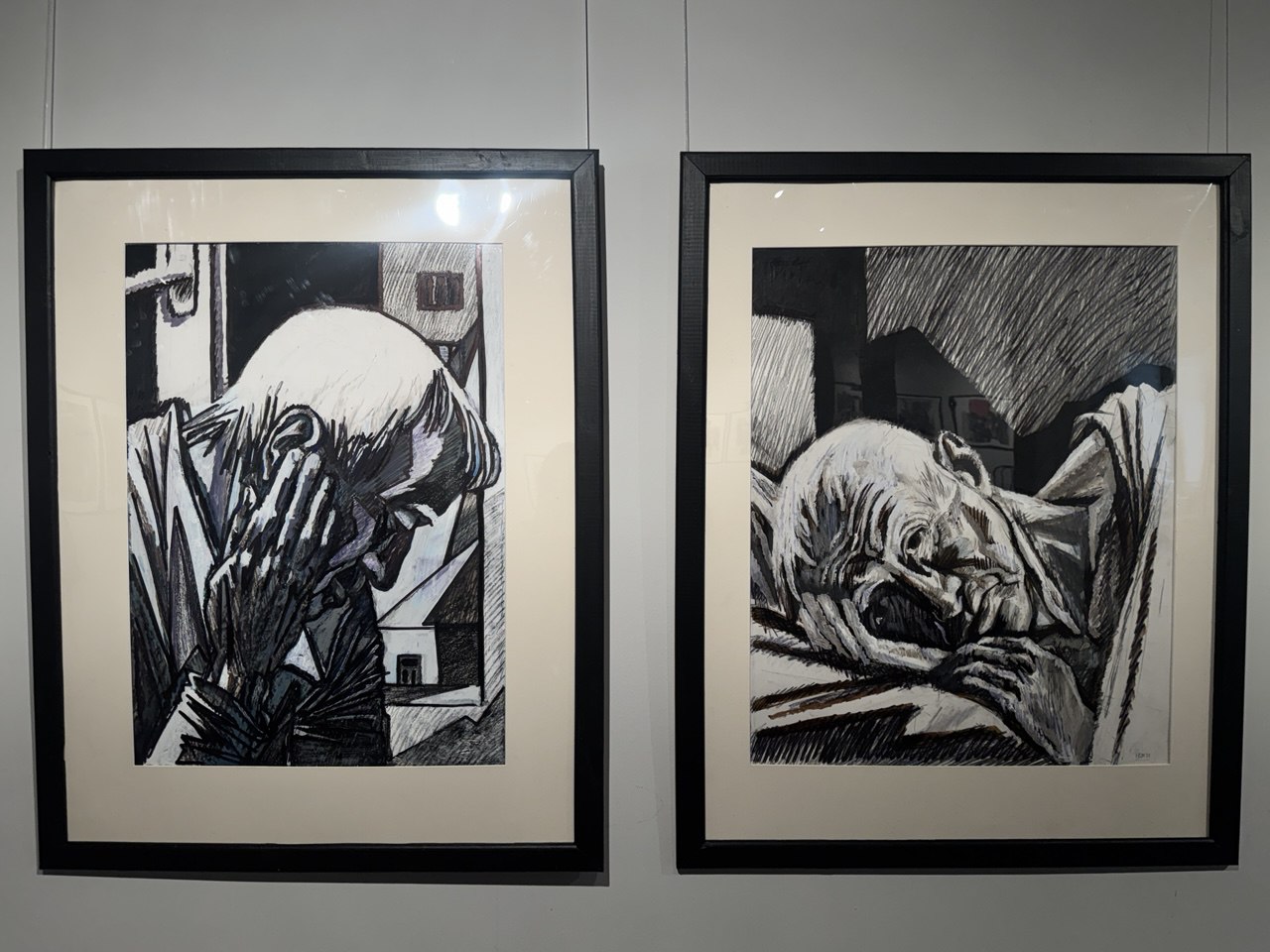 Графику Шамиля Ворошилова экспонируют в училище имени Рериха1