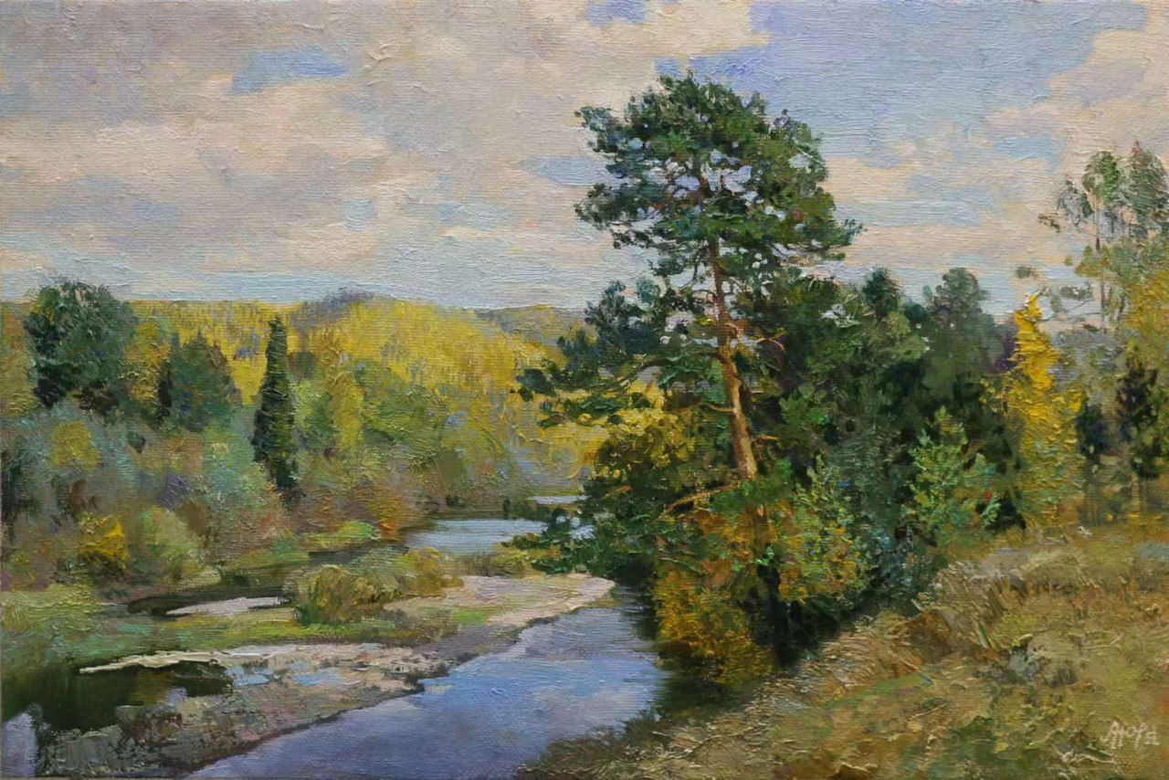 «Отечество» - выставка Александра Новосёлова в училище имени Рериха6