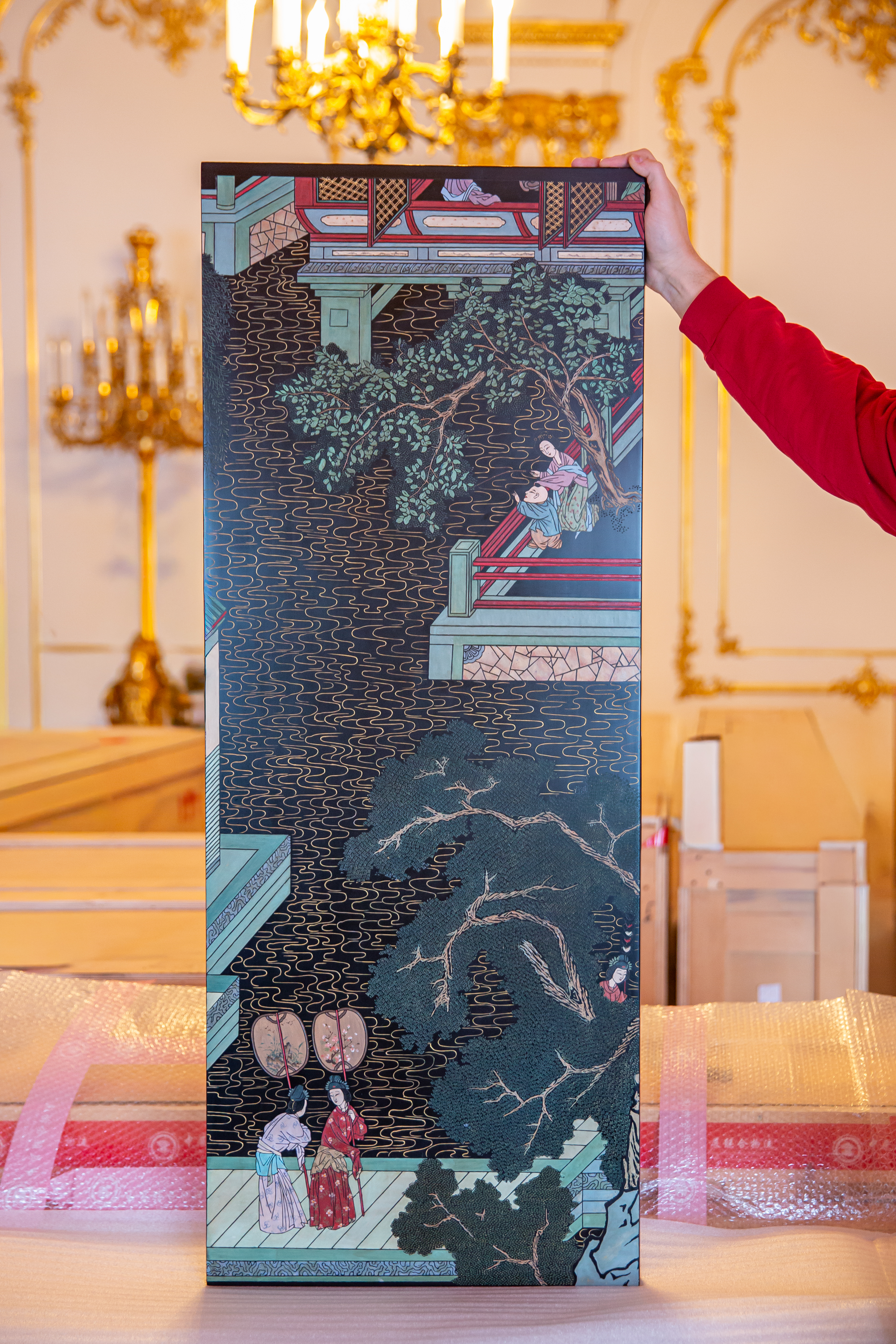 Китайские панно прибыли в Царское село3