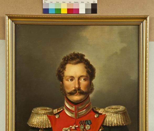 В Павловске завершается реставрация портрета великого князя Михаила Павловича